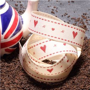 British Ribbon - Hearts & Kisses